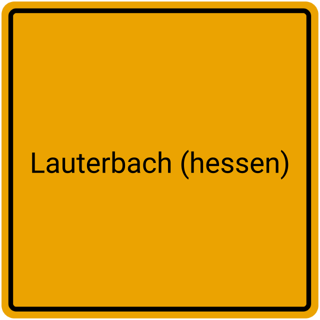 Meldebestätigung Lauterbach (Hessen)